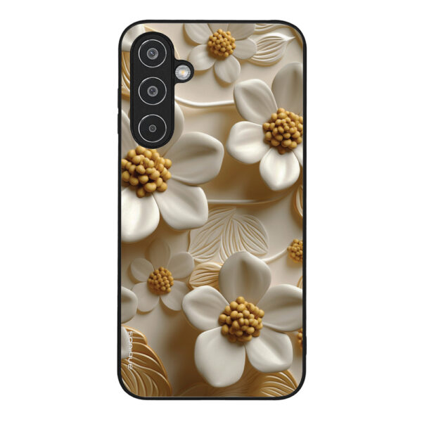 Θήκη Sonique 3D Flower Series για Samsung Galaxy M35 5G Λευκό