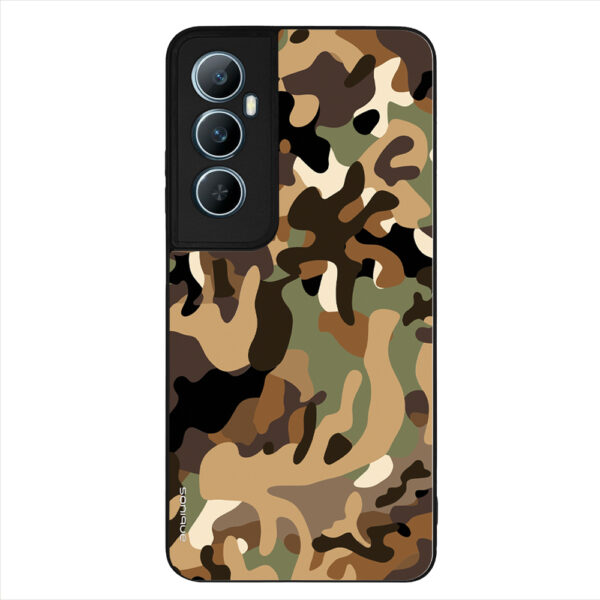 Θήκη Sonique Camouflage Army Series για Realme C65 4G Καφέ