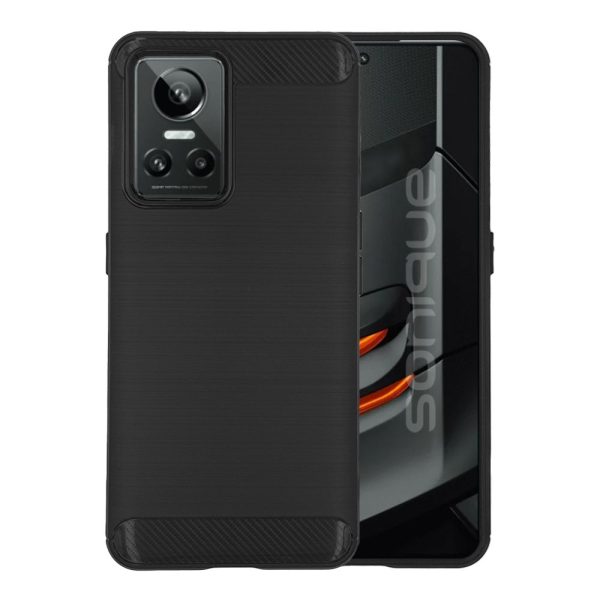 Θήκη Σιλικόνης Sonique Carbon Brushed Realme GT Neo 3 5G Μαύρο