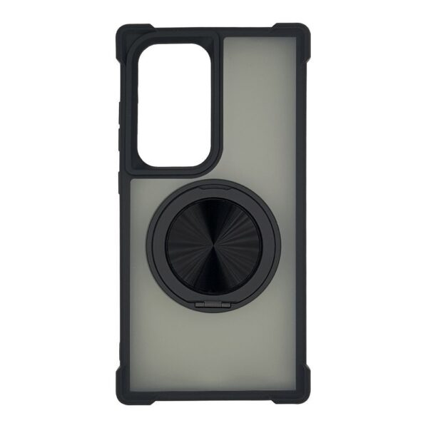 Θήκη Magnetic MagMatte Ring Sonique Samsung Galaxy S23 Ultra Μαύρο